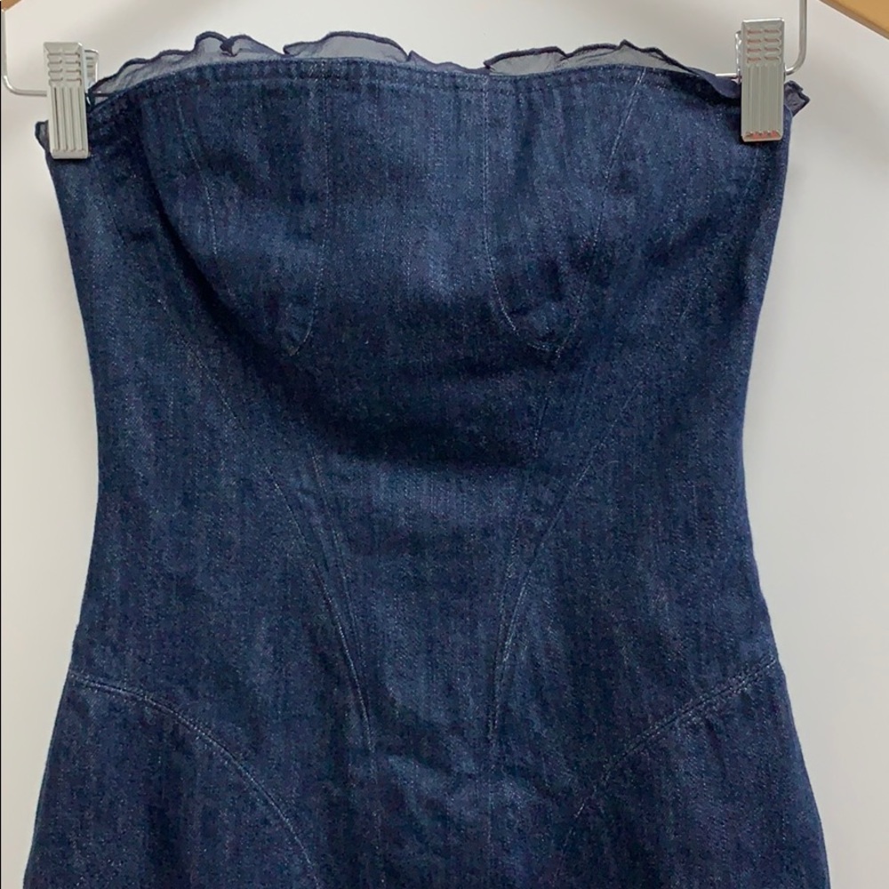 EUC VERSACE JEANS COUTURE DENIM DRESS